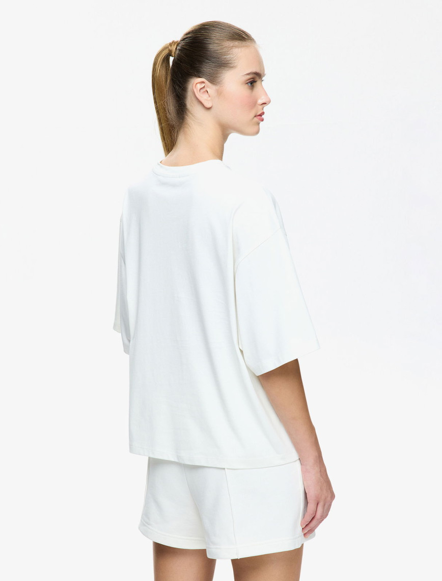 Les Benjamins Kadın Beyaz T-Shirt Les Benjamins Kadın Beyaz T-Shirt