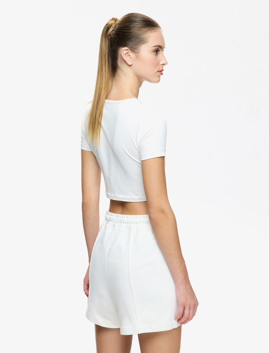 Les Benjamins Kadın Beyaz T-Shirt Les Benjamins Kadın Beyaz T-Shirt