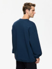Les Benjamins Erkek Mavi Sweatshirt