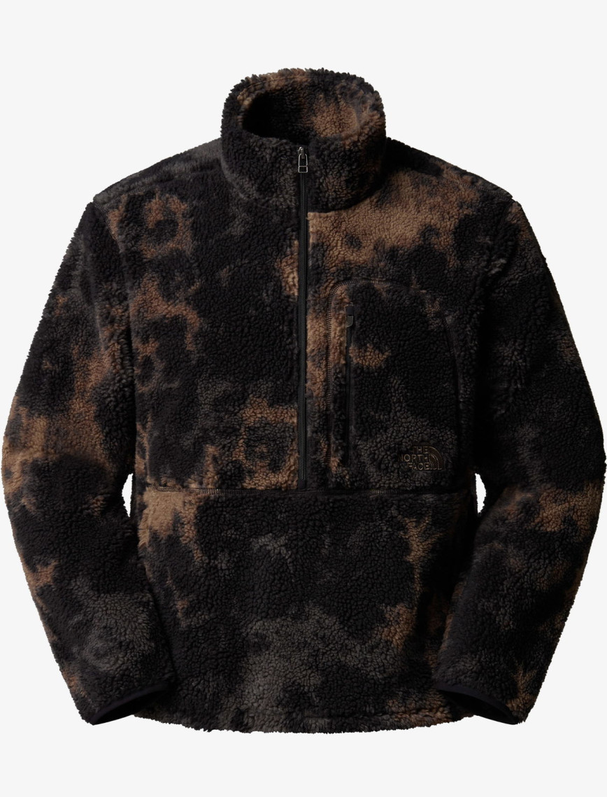 The North Face Extreme Pile Printed Pullover Erkek Siyah Polar The North Face Extreme Pile Printed Pullover Erkek Siyah Polar
