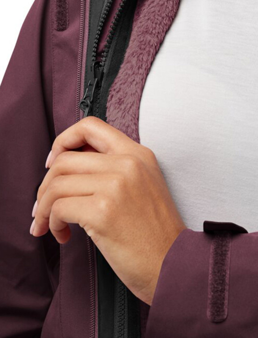 Jack Wolfskin Rotwand 3in4 Kadın Mor Ceket