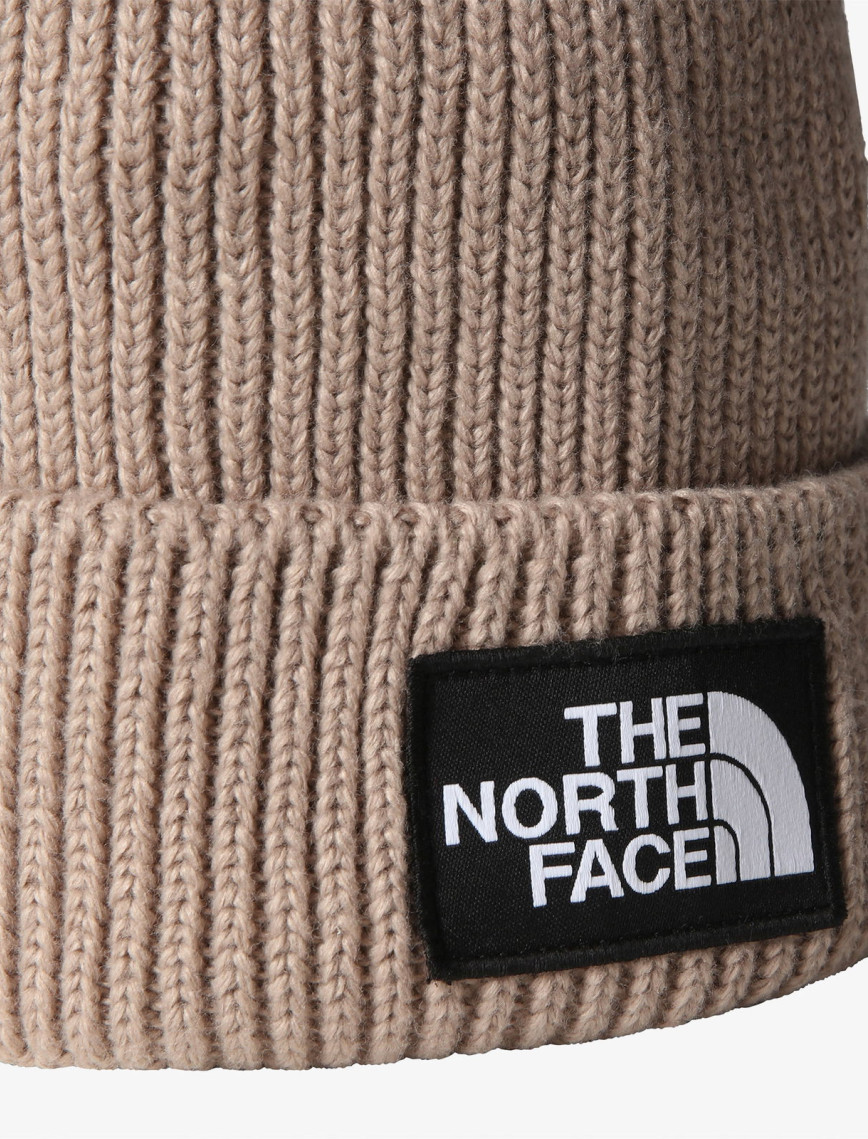 The North Face Logo Box Cuffed Unisex Gri Bere The North Face Logo Box Cuffed Unisex Gri Bere