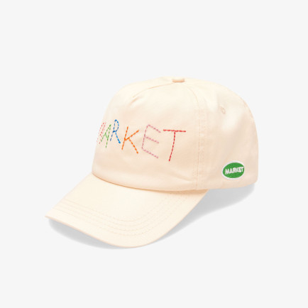 The Market Soft Stitch 5 Panel Unisex Krem Şapka The Market Soft Stitch 5 Panel Unisex Krem Şapka