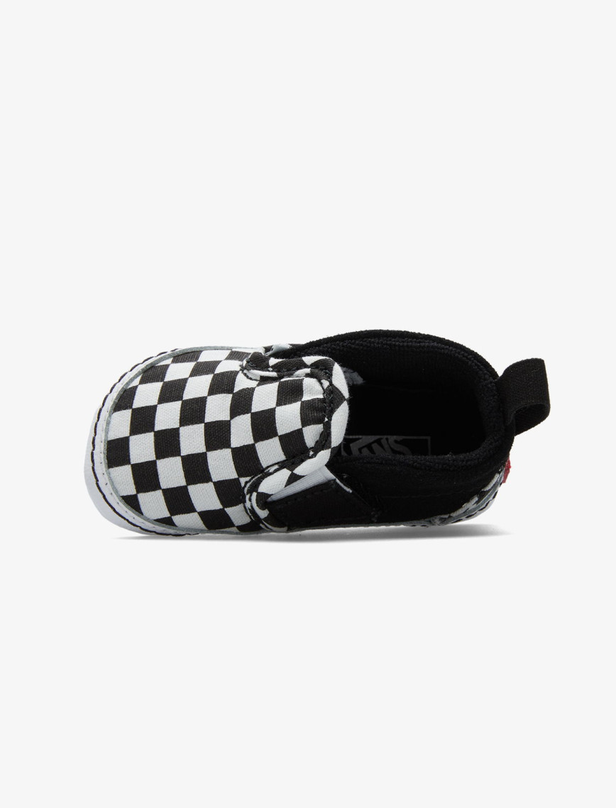 Vans Slip On V-Crib Checkered Bebek Beyaz Spor Ayakkabı Vans Slip On V-Crib Checkered Bebek Beyaz Spor Ayakkabı