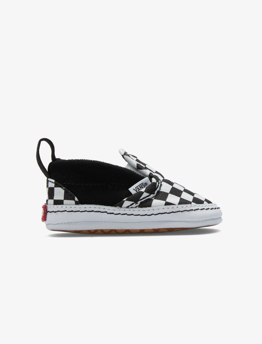Vans Slip On V-Crib Checkered Bebek Beyaz Spor Ayakkabı Vans Slip On V-Crib Checkered Bebek Beyaz Spor Ayakkabı