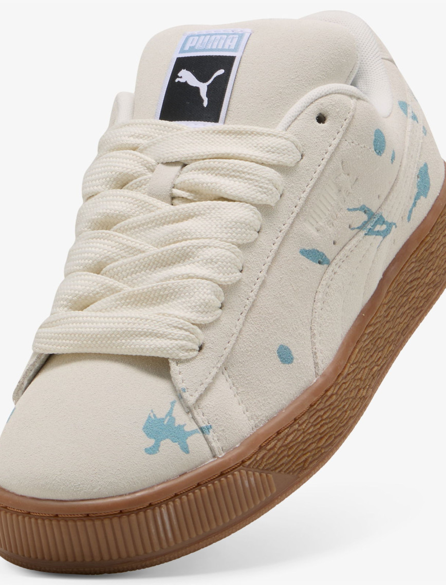 Puma Suede XL Splatters Unisex Gri Spor Ayakkabı Puma Suede XL Splatters Unisex Gri Spor Ayakkabı