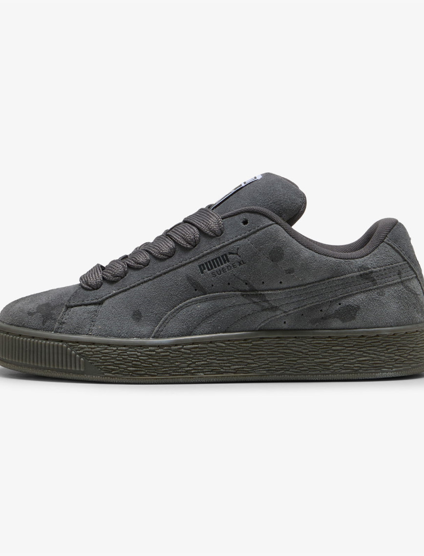 Puma Suede XL Splatters Unisex Gri Spor Ayakkabı Puma Suede XL Splatters Unisex Gri Spor Ayakkabı