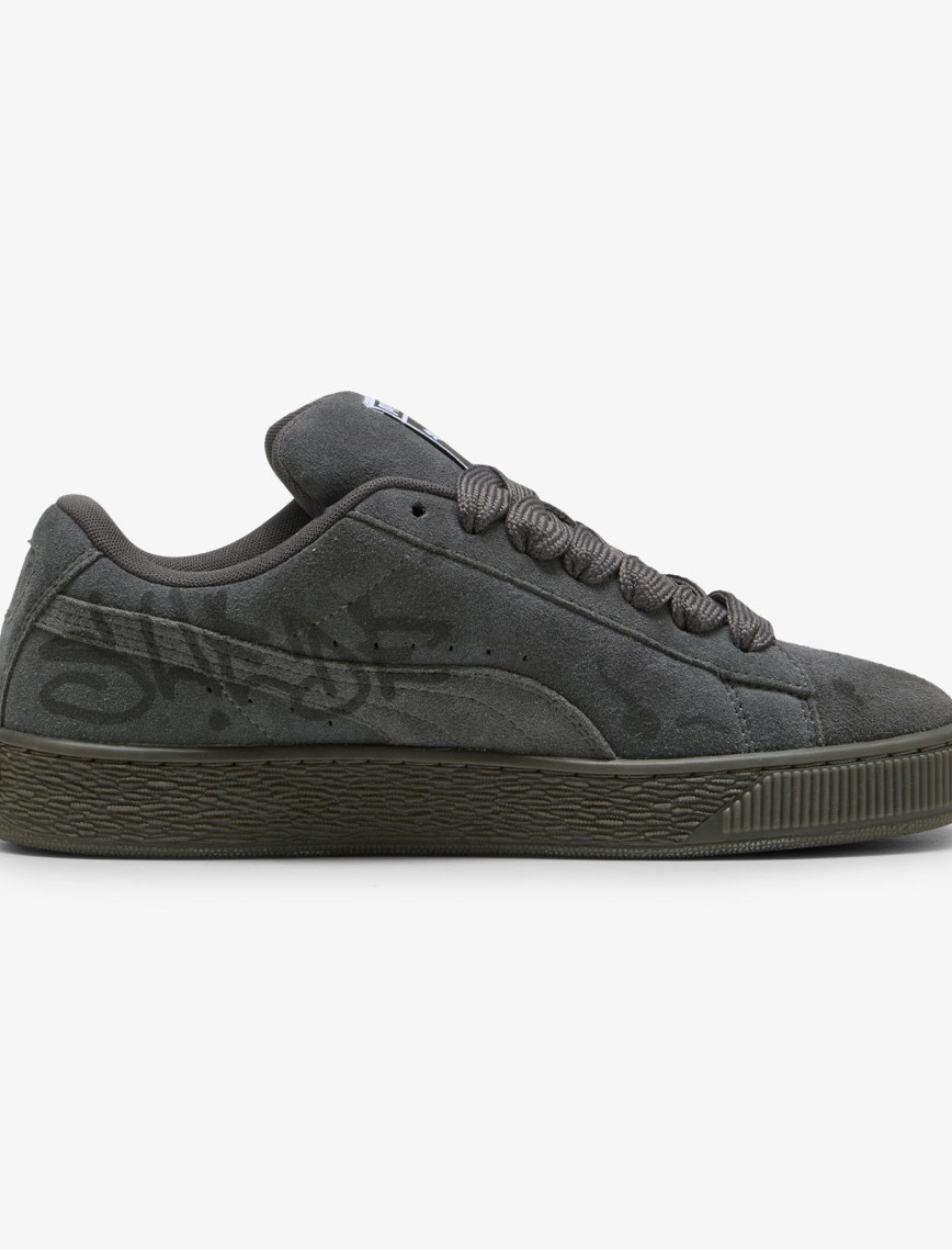 Puma Suede XL Splatters Unisex Gri Spor Ayakkabı Puma Suede XL Splatters Unisex Gri Spor Ayakkabı