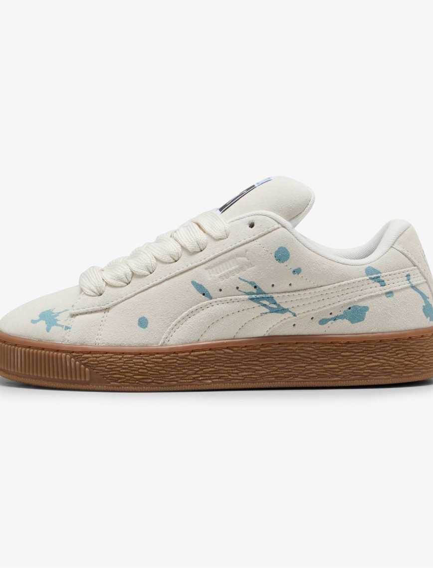 Puma Suede XL Splatters Unisex Gri Spor Ayakkabı Puma Suede XL Splatters Unisex Gri Spor Ayakkabı