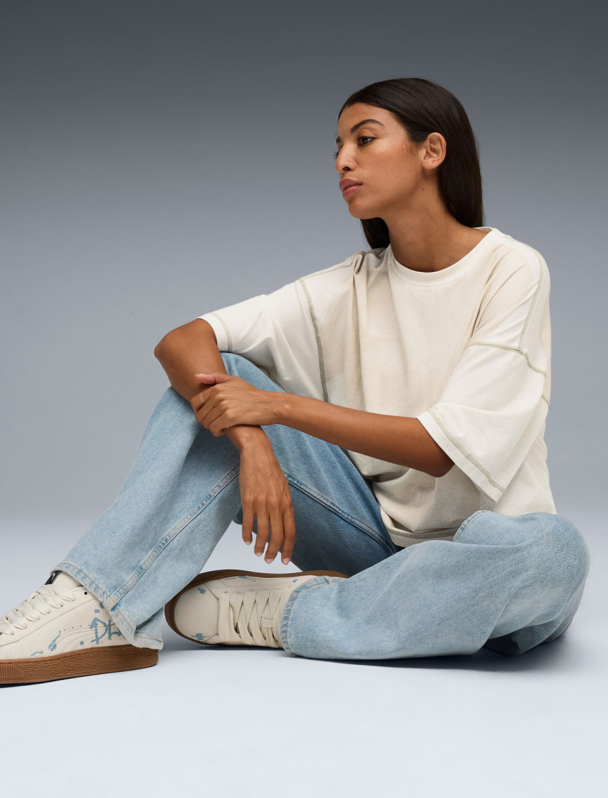 Puma Suede XL Splatters Unisex Gri Spor Ayakkabı Puma Suede XL Splatters Unisex Gri Spor Ayakkabı