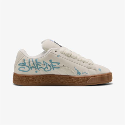 Puma Suede XL Splatters Unisex Gri Spor Ayakkabı Puma Suede XL Splatters Unisex Gri Spor Ayakkabı