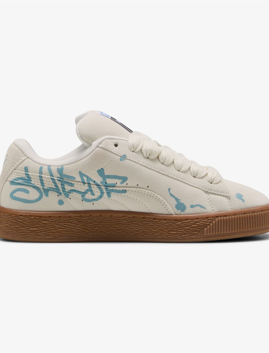 Puma Suede XL Splatters Unisex Gri Spor Ayakkabı Puma Suede XL Splatters Unisex Gri Spor Ayakkabı