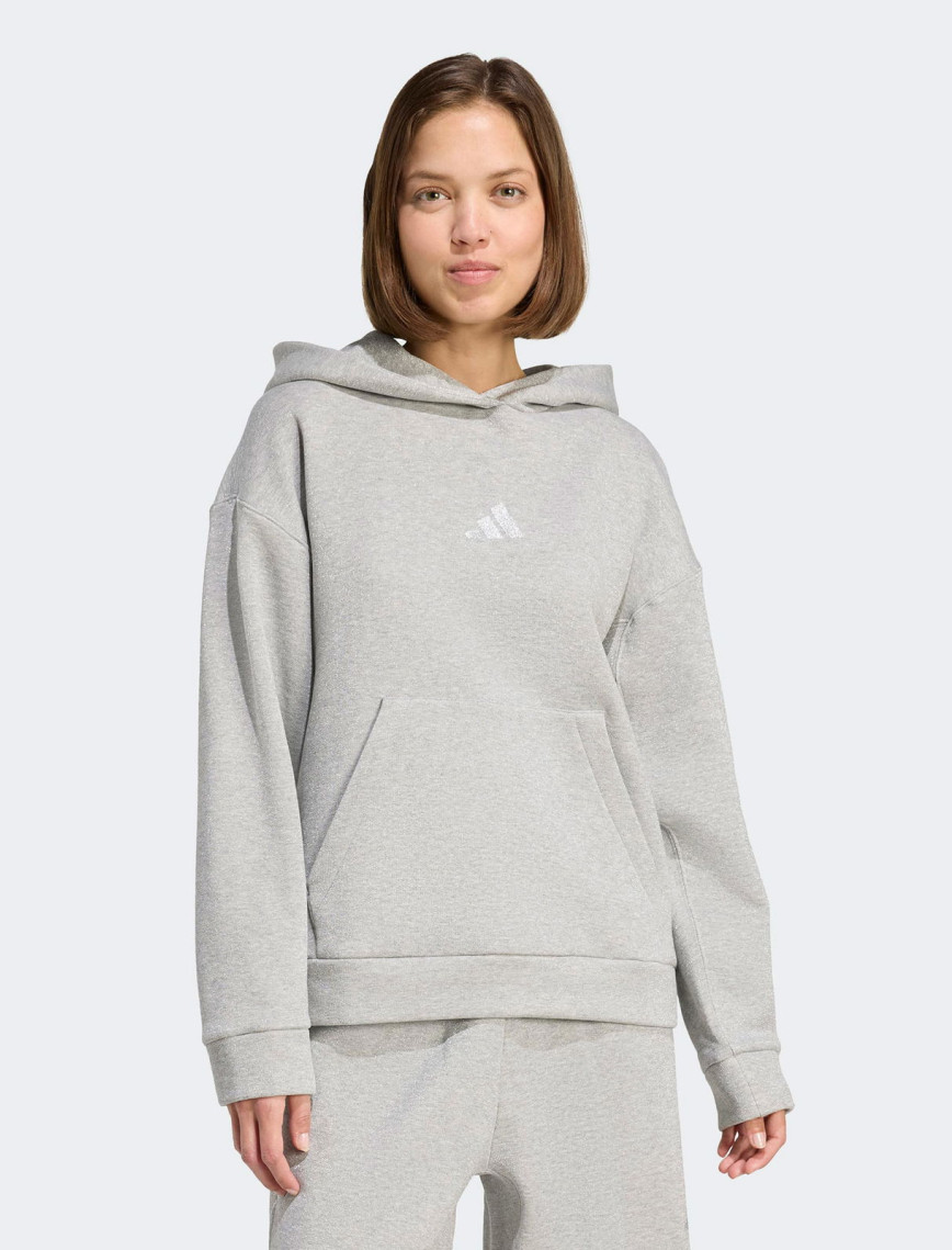 adidas All Szn Hl Hd Kadın Gri Sweatshirt adidas All Szn Hl Hd Kadın Gri Sweatshirt