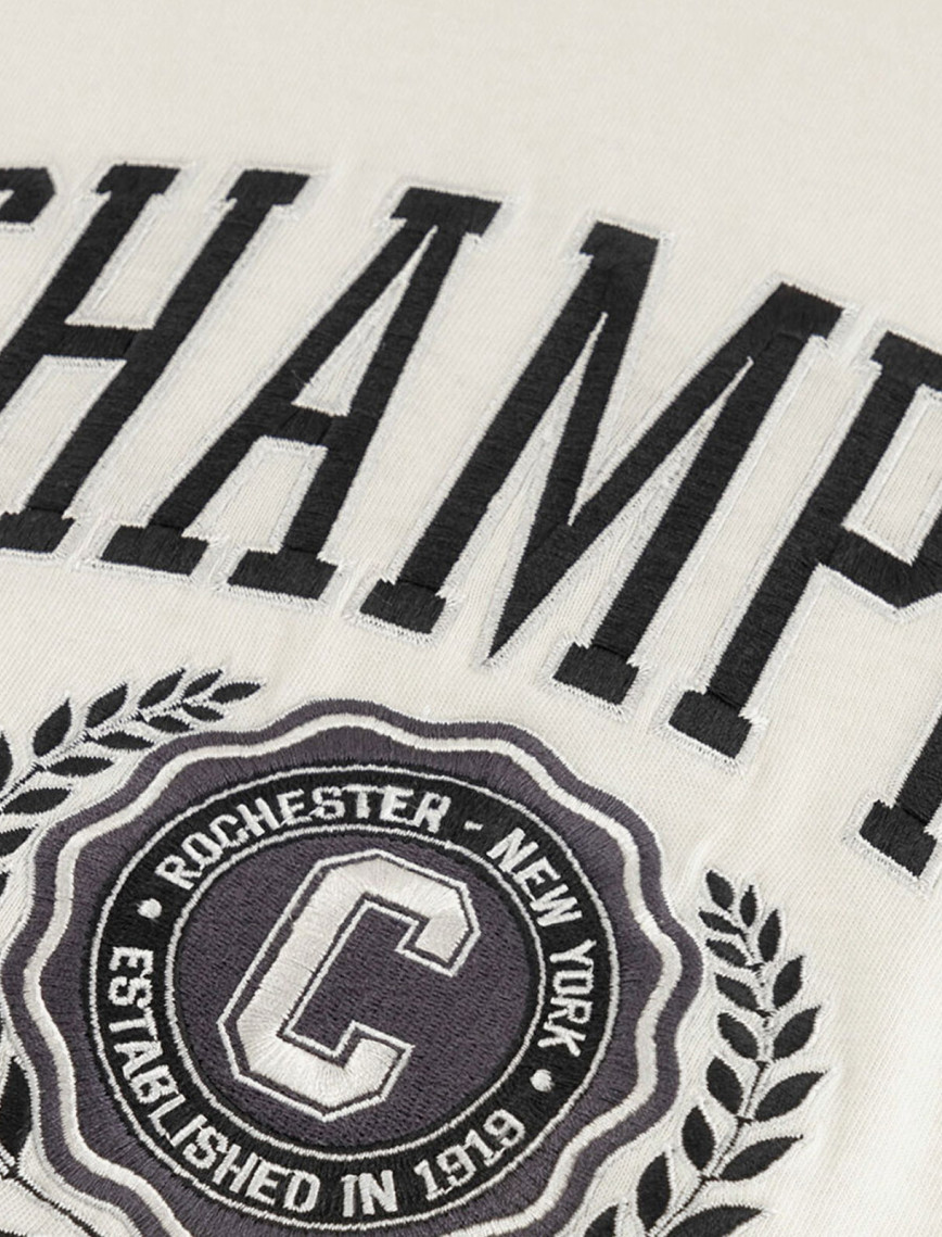 Champion Yearbook Erkek Beyaz T-Shirt