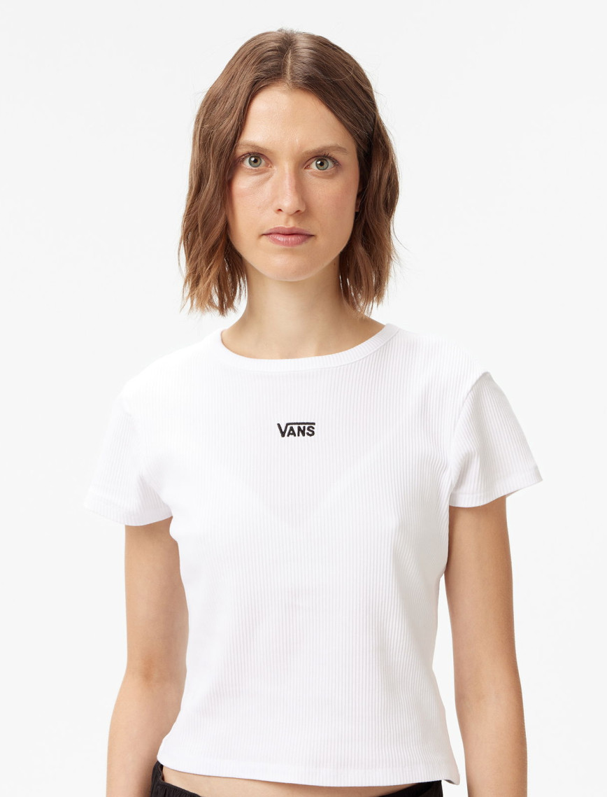 Vans Cameron Kadın Beyaz T-Shirt Vans Cameron Kadın Beyaz T-Shirt