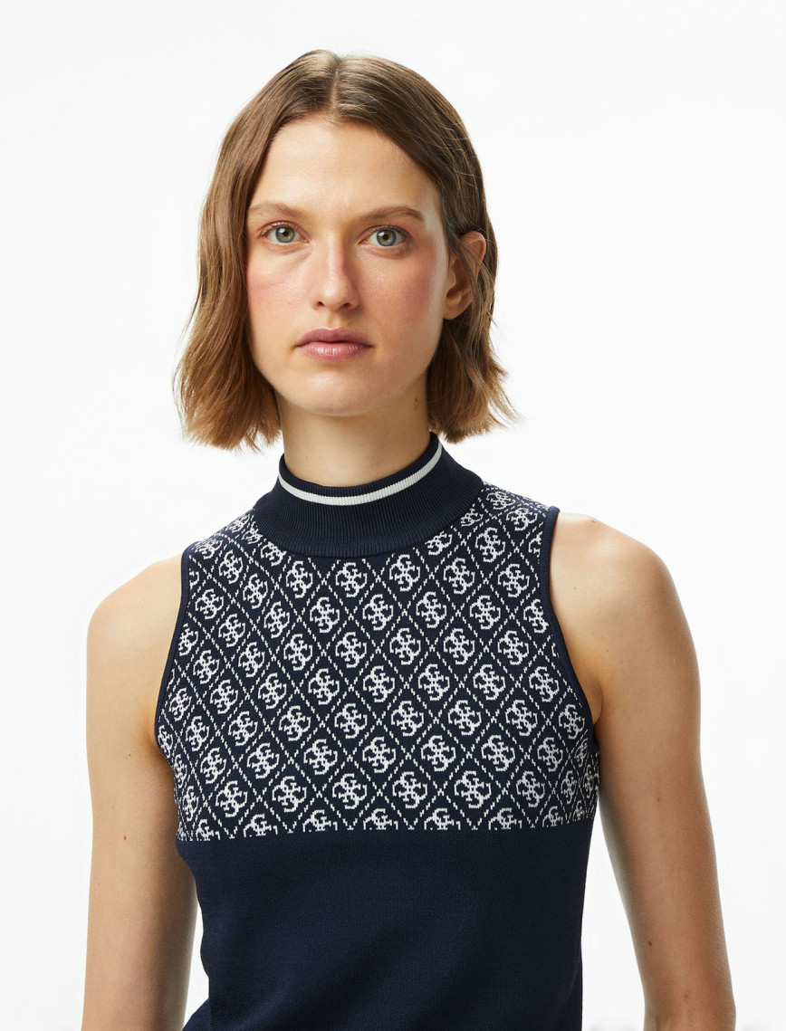 Guess Lise Kadın Mavi Triko Guess Lise Kadın Mavi Triko