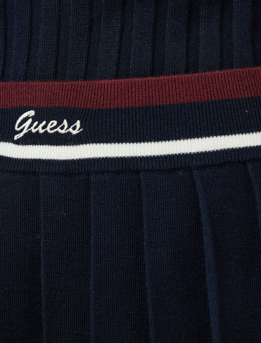 Guess Sabina A Kesim Yün Karışımlı Kadın Lacivert Etek Guess Sabina A Kesim Yün Karışımlı Kadın Lacivert Etek