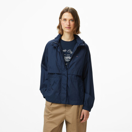 Tommy Hilfiger Nylon Packable Kadın Mavi Yağmurluk Tommy Hilfiger Nylon Packable Kadın Mavi Yağmurluk