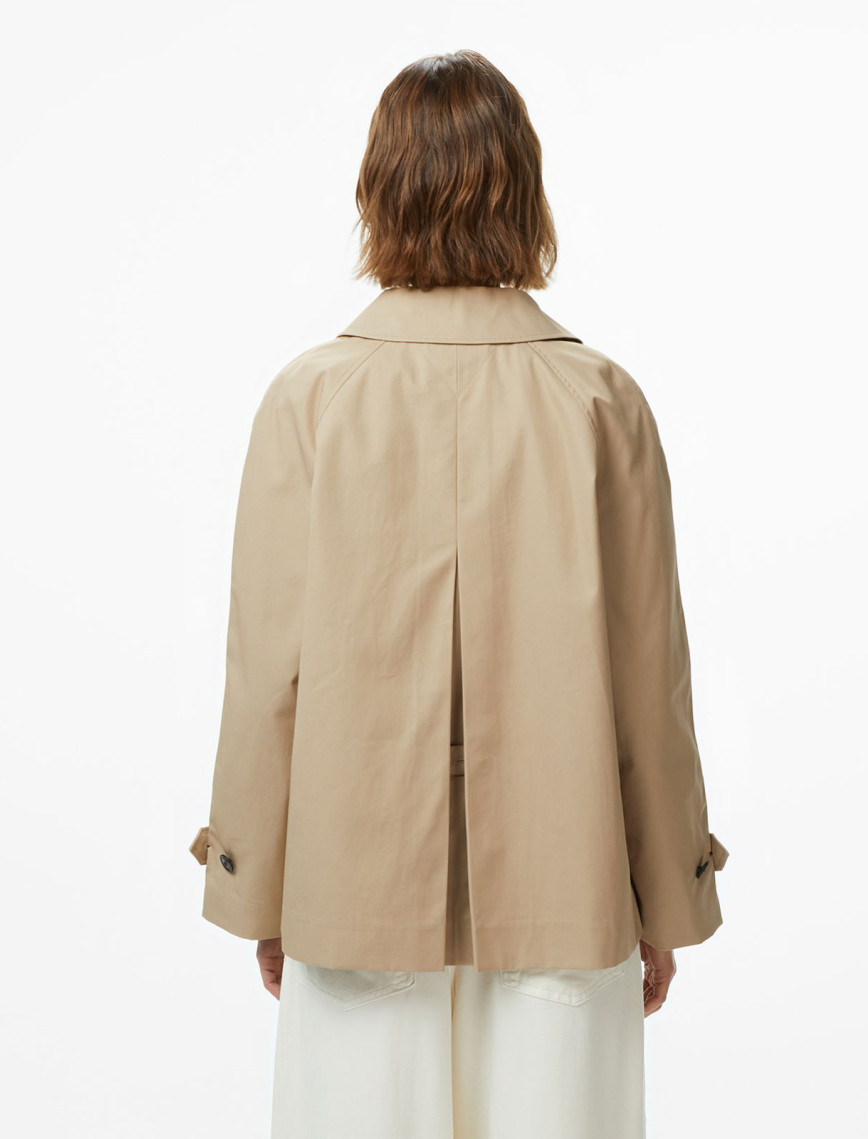 Tommy Hilfiger Cotton Kadın Bej Trençkot Tommy Hilfiger Cotton Kadın Bej Trençkot