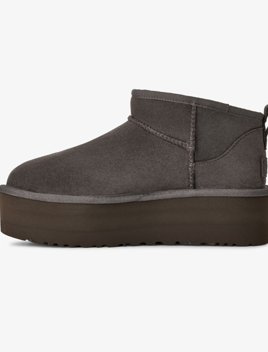 UGG Classic Ultra Mini Platform Kadın Antrasit Bot UGG Classic Ultra Mini Platform Kadın Antrasit Bot