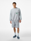 Lacoste House of SuperStep x Lacoste Erkek Gri Sweatshirt Lacoste House of SuperStep x Lacoste Erkek Gri Sweatshirt