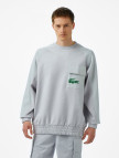Lacoste House of SuperStep x Lacoste Erkek Beyaz Sweatshirt