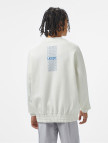 Lacoste House of SuperStep x Lacoste Erkek Beyaz Sweatshirt