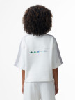 Lacoste House of SuperStep x Lacoste Kadın Beyaz Sweatshirt Lacoste House of SuperStep x Lacoste Kadın Beyaz Sweatshirt