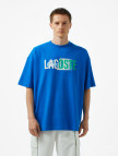 Lacoste House of SuperStep x Lacoste Erkek Mavi T-Shirt