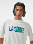 Lacoste House of SuperStep x Lacoste Erkek Beyaz T-Shirt Lacoste House of SuperStep x Lacoste Erkek Beyaz T-Shirt