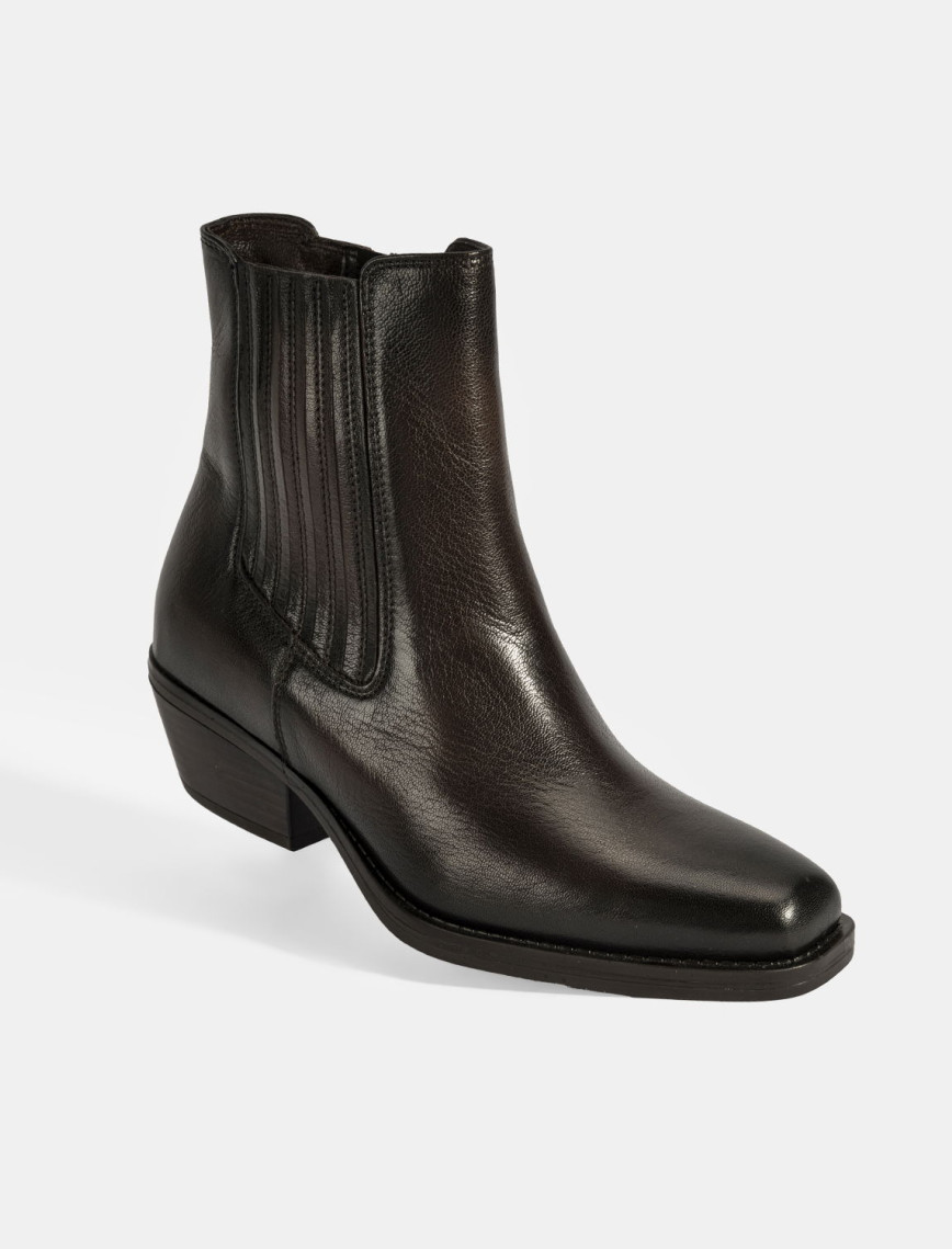 Kadın Kahve Topuklu Deri Bot Kadın Kahve Topuklu Deri Bot