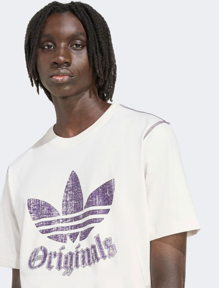 adidas Graphic Erkek Beyaz T-Shirt
