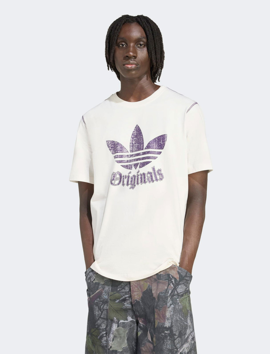adidas Graphic Erkek Beyaz T-Shirt