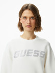 Guess Cecilia Scuba Kadın Krem Sweatshirt Guess Cecilia Scuba Kadın Krem Sweatshirt