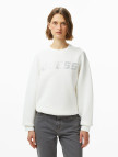 Guess Cecilia Scuba Kadın Krem Sweatshirt Guess Cecilia Scuba Kadın Krem Sweatshirt