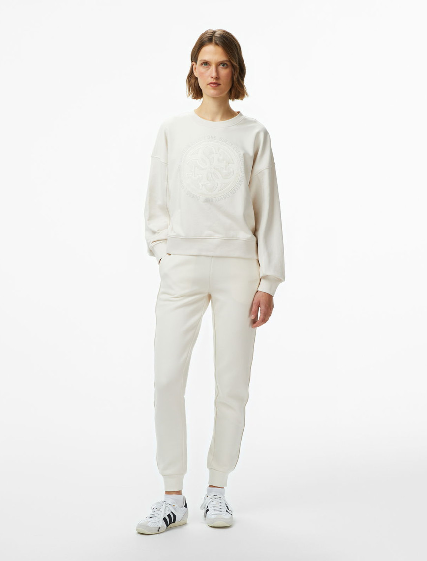 Guess Hotfix Kadın Bej Sweatshirt Guess Hotfix Kadın Bej Sweatshirt