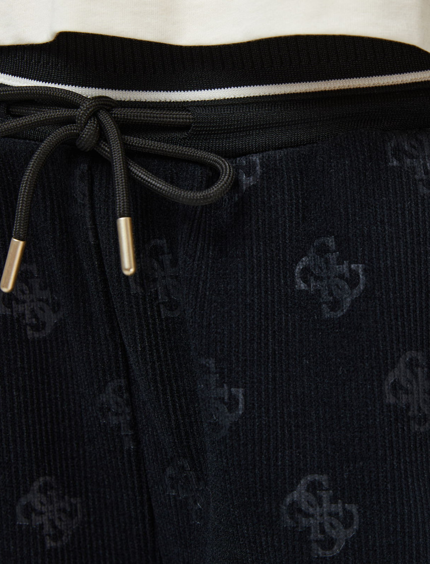 Guess Paulina Loose Fit Kadın Siyah Eşofman Altı Guess Paulina Loose Fit Kadın Siyah Eşofman Altı