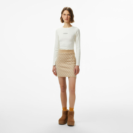 Guess Aubrey A Kesim Yün Karışımlı Kadın Renkli Etek