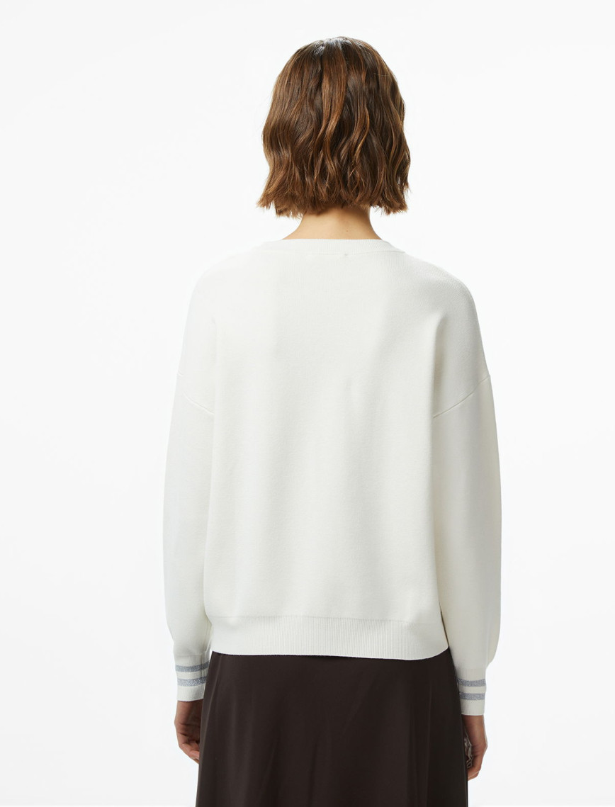 Guess Sylvie Kadın Beyaz Triko Guess Sylvie Kadın Beyaz Triko