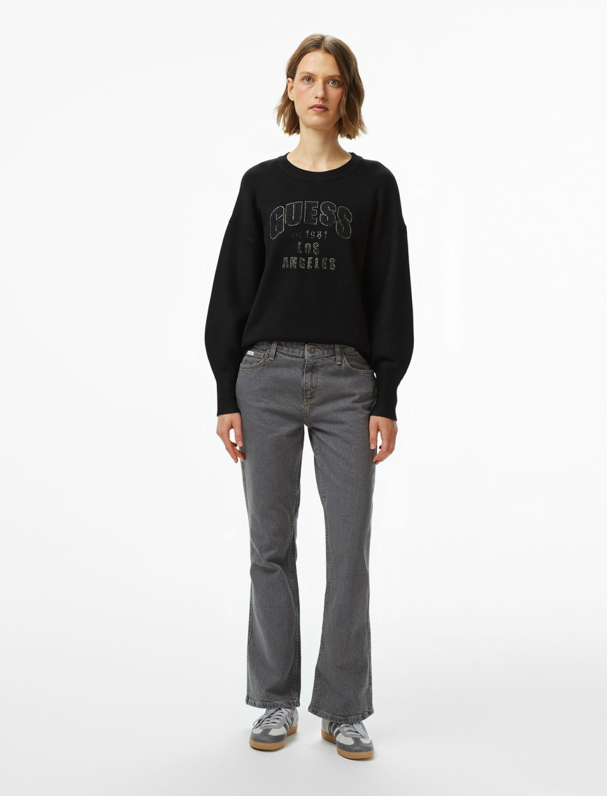 Guess Leighton Kadın Siyah Triko Guess Leighton Kadın Siyah Triko