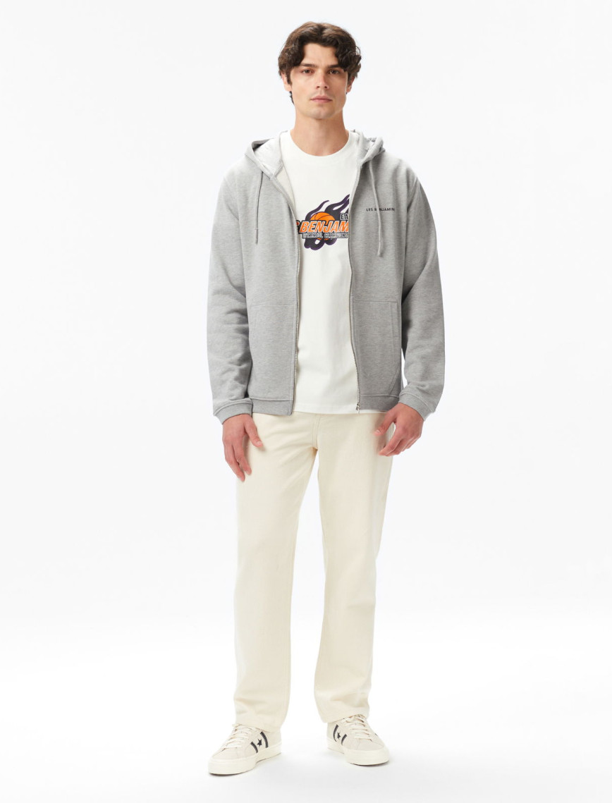 Les Benjamins Erkek Gri Sweatshirt Les Benjamins Erkek Gri Sweatshirt