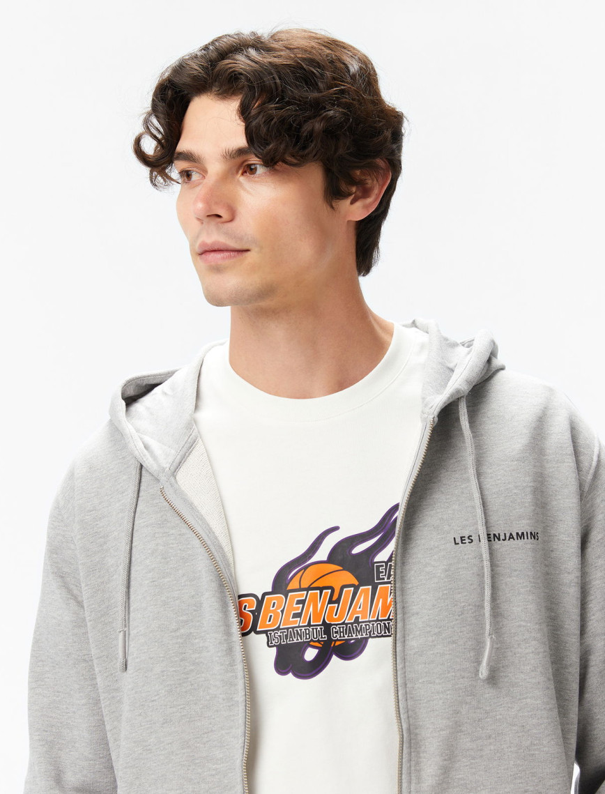 Les Benjamins Erkek Gri Sweatshirt Les Benjamins Erkek Gri Sweatshirt