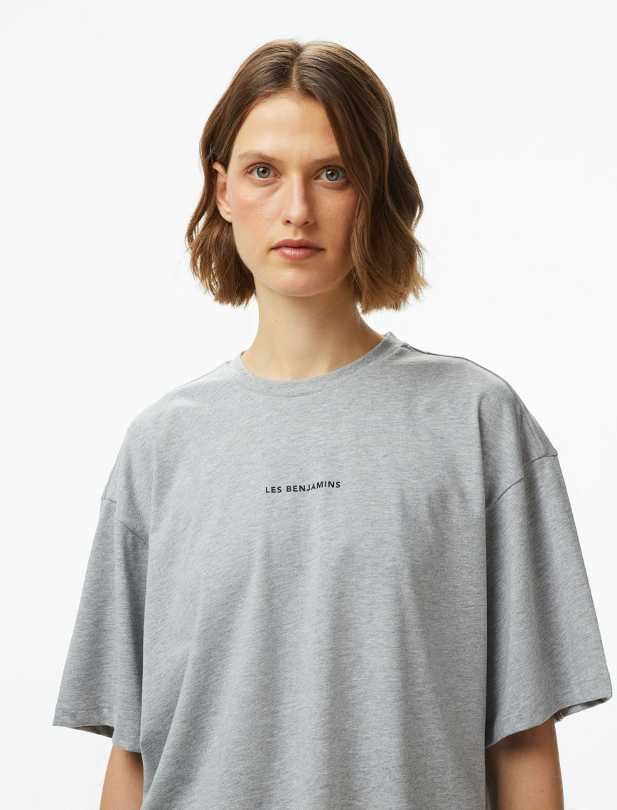 Les Benjamins Kadın Gri T-Shirt Les Benjamins Kadın Gri T-Shirt