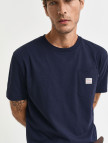 GANT Erkek Lacivert Regular Fit Bisiklet Yaka T-Shirt GANT Erkek Lacivert Regular Fit Bisiklet Yaka T-Shirt
