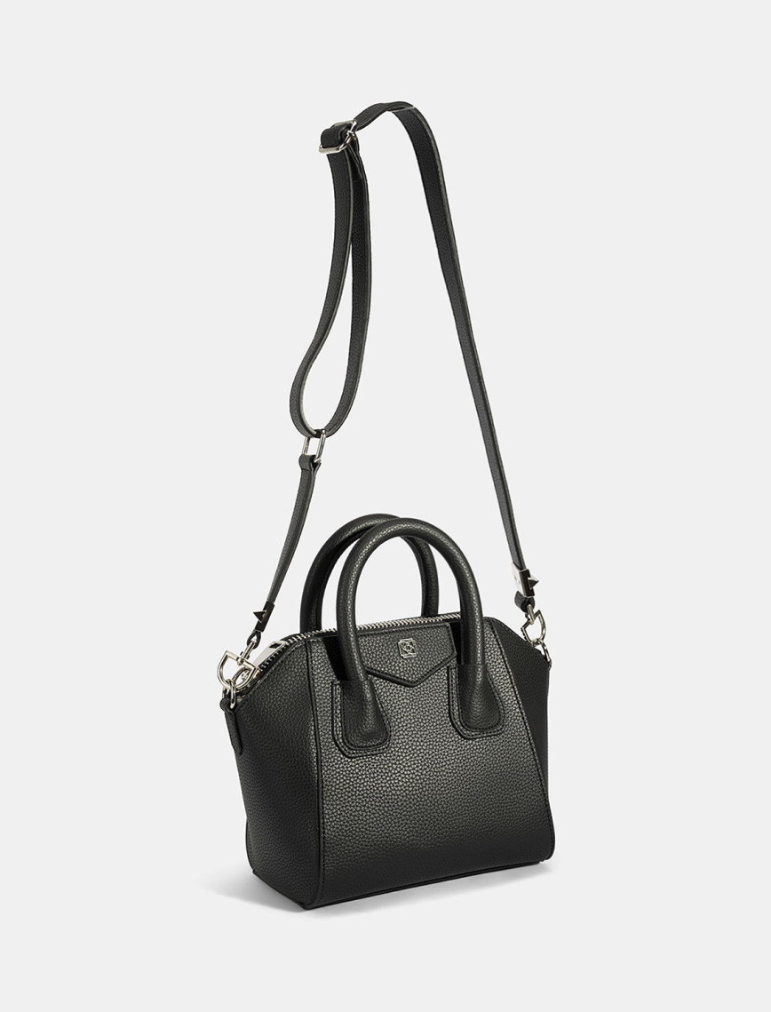 Kadın Siyah Omuz Askılı Mini El Çantası Kadın Siyah Omuz Askılı Mini El Çantası