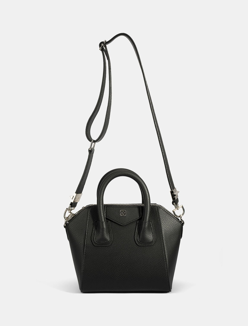 Kadın Siyah Omuz Askılı Mini El Çantası Kadın Siyah Omuz Askılı Mini El Çantası