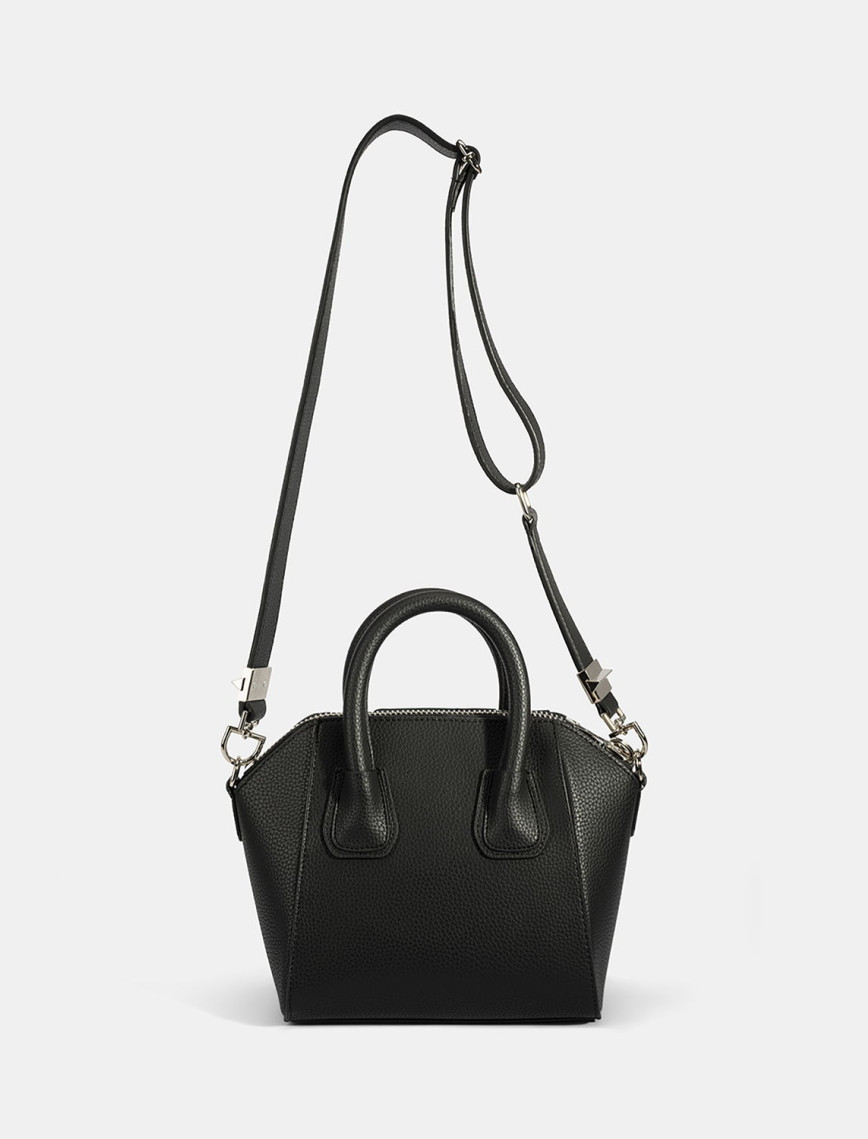 Kadın Siyah Omuz Askılı Mini El Çantası Kadın Siyah Omuz Askılı Mini El Çantası