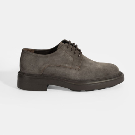 Erkek Vizon Bağcıklı Günlük Süet Ayakkabı