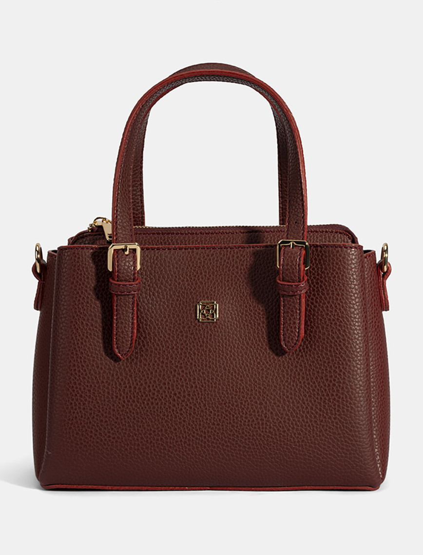 Kadın Bordo Omuz Askılı El Çantası