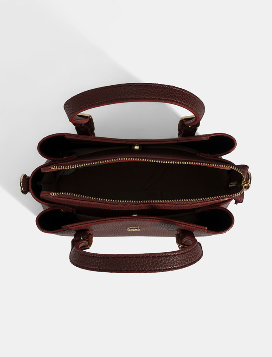 Kadın Bordo Omuz Askılı El Çantası